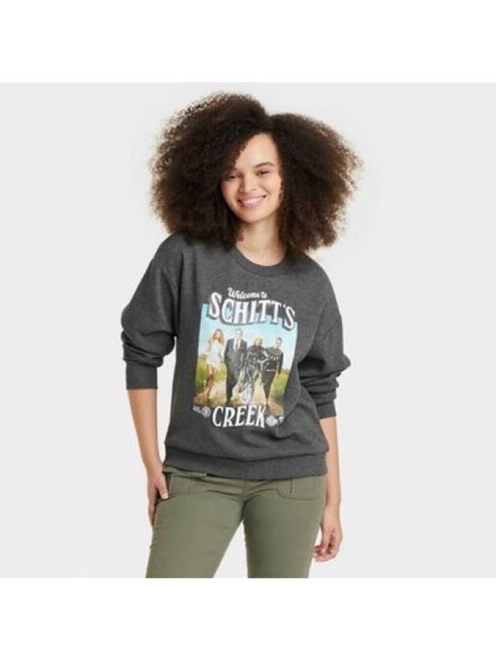 Women's Schitt's Creek Graphic Sweatshirt - Gray M